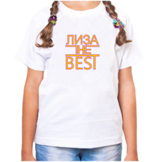 Футболка девочке белая 36 р-р елизавета The best No Brand