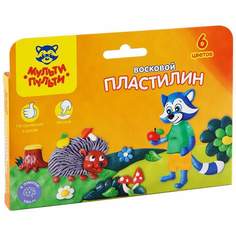 Восковой пластилин Мульти-Пульти 243005, в наборе 6 цв, 5 наборов