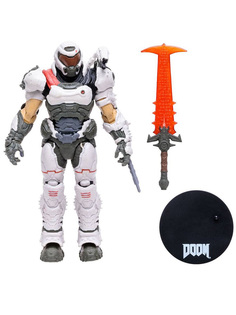 Фигурка Doom Думгай Астро скин белые доспехи (подвижная, аксессуары, 18 см) Mc Farlane Toys