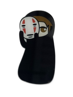 Значок на одежду Plush Story Безликий Бог Каонаси снимает маску, черный