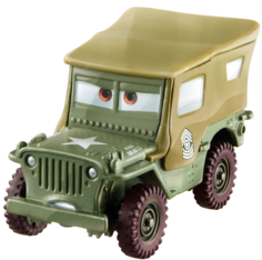 Литые машинки Cars Mattel Тачки 3 Сержант Sarge FJH95 DXV29