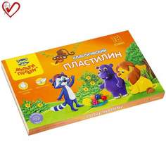 Пластилин классический Мульти-Пульти 236485, в наборе 18 цв, 5 наборов