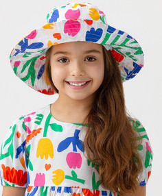 Панама детская Button Blue 123BBGMX70010213 белый, 52