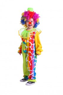 Карнавальный костюм Батик Клоун, цв. разноцветный р.134