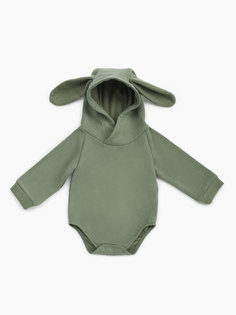 Боди из мягкого футера (green, 68) Happy Baby зеленый 68