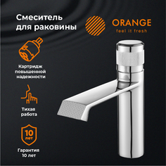 Смеситель Orange SOLE M03-021cr для раковины с декором