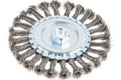 Щетка дисковая для УШМ 125 мм, M14, витая проволока Gepard GP0890-125 Gepard.