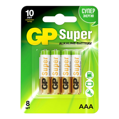 Батарея AAA GP Super Alkaline 24A LR03 8 шт