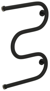 Полотенцесушитель водяной Сунержа М-образный 600х400 Матовый чёрный