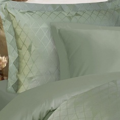 Комплект постельного белья Mona Liza Royal Мозаика евро сатин-жаккард зеленый