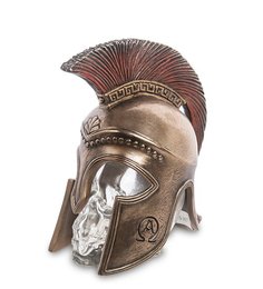 Флакон Спартанский шлем на стеклянном черепе WS-1027 113-906350 Veronese