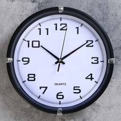 Часы настенные, серия: Классика, "Модерн", дискретный ход, d-24.5 см No Brand