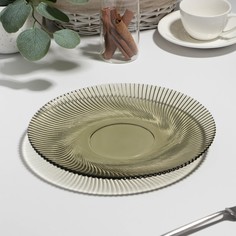 Тарелка Альтера, d=26 см, h=2.5, дымка No Brand
