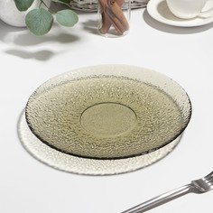Тарелка Ажур, d=26 см, h=2.5, дымка No Brand