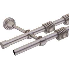 DDA Карниз 16мм DIY в коробе, Двойной, откр. кр-н Сатин 1.8 53965 No Brand