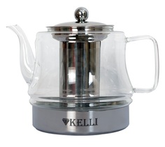 Жаропрочный стеклянный чайник KELLI KL-3033