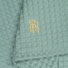 Полотенце вафельное BELLEHOME Мята с вышивкой BH полотенце банное 90х160 см пляжное