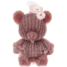 Ароматическая свеча UltraMarine Милый медвежонок 114-417 аромат горячего какао 4х3,5 см