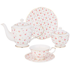 Чайный сервиз из 20 предметов Lefard Sonnet in roses 1100 мл, 300 мл, 270 мл, 20.5 см