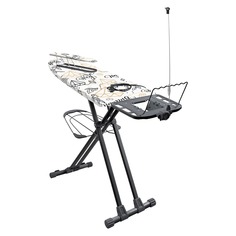 Гладильная доска Nika НВ2Т/3 Валенсия 2 широкая с полкой подрукавником и розеткой