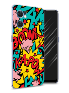 Чехол Awog на Oppo Find X5 Lite "Постер pop art"