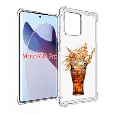 Чехол MyPads Кола-в-стакане для Motorola Moto X30 Pro