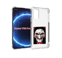 Чехол бампер MyPads кукла из пилы для Honor V30 Pro