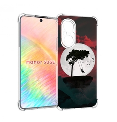 Чехол бампер MyPads качели-над-пропастью для Honor 50 SE противо