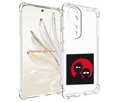 Чехол MyPads рик и морти в тени для Honor 80 Pro