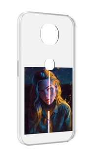 Чехол MyPads девушка-в-тени для Motorola Moto G5S (XT1799-2)