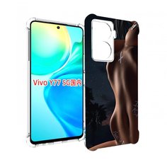 Чехол MyPads белые-татуировки-на-теле для Vivo Y77 5G