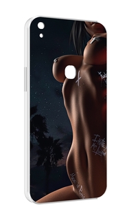 Чехол MyPads белые-татуировки-на-теле для Alcatel SHINE LITE 5080X 5.0