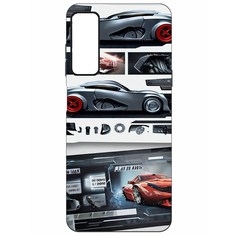 Чехол-накладка Софт Гаражный постер для TCL 20L+ Krutoff