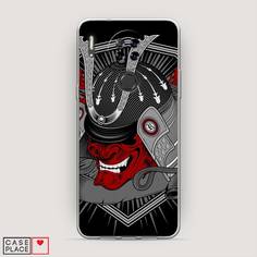 Чехол на Blackview A80 Красная маска самурая Case Place