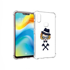 Чехол MyPads Tocco для Vivo Y85 девушка в маске с топорами рисунок (PT108269.426.304)