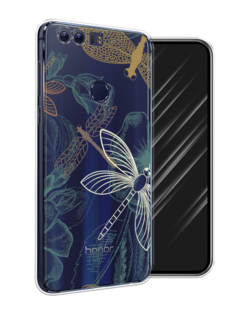 Чехол Awog на Honor 8 "Тени стрекоз"