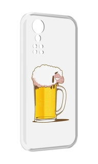 Чехол MyPads кружка пива для ZTE Axon 30 5G / Axon 30S
