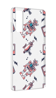 Чехол MyPads мини-роботы для TCL 20 5G