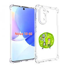 Чехол MyPads рик-и-морти-в-кружке для Huawei Nova 10