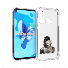 Чехол бампер MyPads Мерлин Монро с тату женский для Huawei P20 L