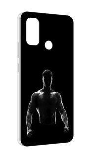 Чехол MyPads накаченный мужчина в тени мужской для UleFone Note 10P/Note 10