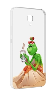 Чехол MyPads Гринч-в-платье для Meizu M5 Note