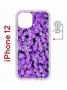 Чехол на iPhone 12/12 Pro MagSafe с принтом Kruche Print Обриета противоударный с магнитом КruЧЕ