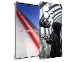 Чехол бампер MyPads Сними-маску для Vivo iQOO 11 Pro противоударный