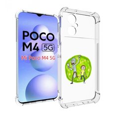 Чехол MyPads рик-и-морти-в-кружке для Xiaomi Poco M4 5G