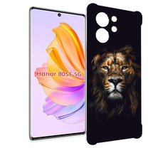 Чехол MyPads Лев-в-тени мужской для Honor 80 SE