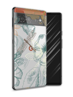 Чехол Awog на Google Pixel 6 "Тени стрекоз"