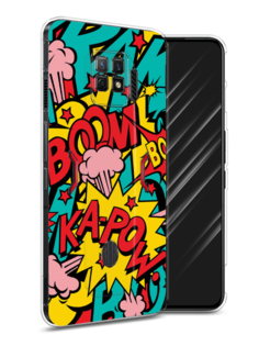 Чехол Awog на ZTE Nubia Red Magic 7 Pro / ЗТЕ Нубиа Ред Мэджик 7 Pro "Постер pop art"