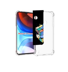 Чехол MyPads Кубик-Рубика для Motorola Moto E7 Power