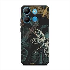 Чехол Awog на Infinix Smart 7 Plus "Тени стрекоз"